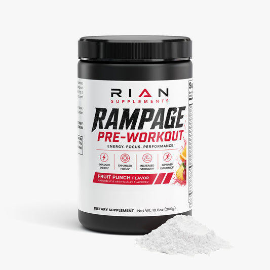 RAMPAGE Pre-Workout Powder (Fruit Punch)