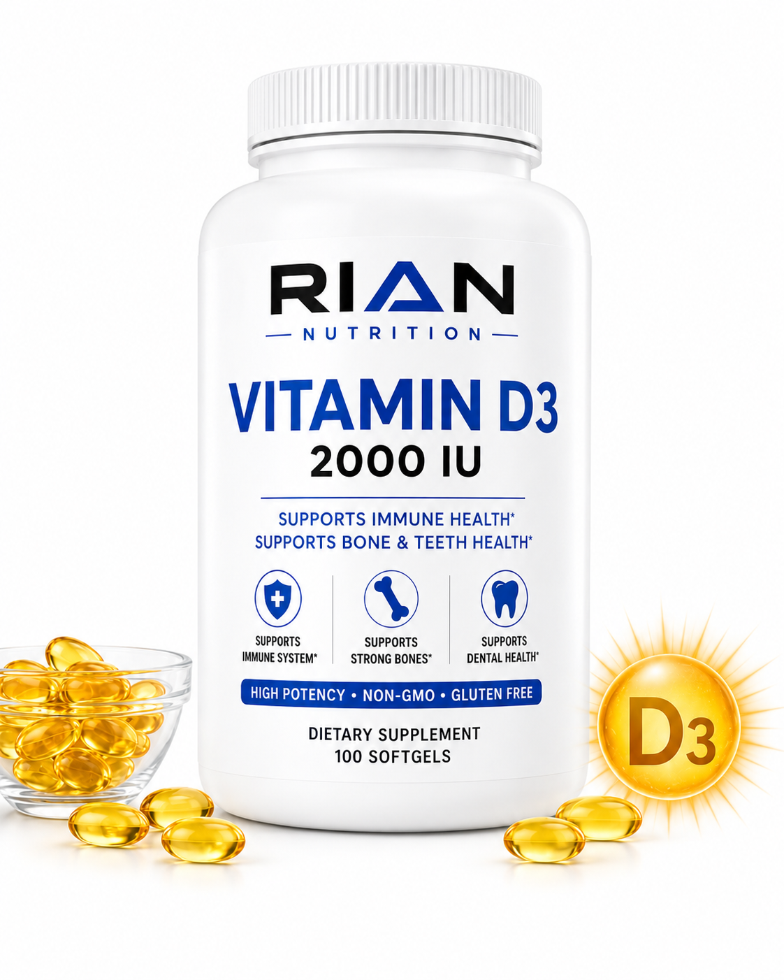 Vitamin D3 2,000 IU