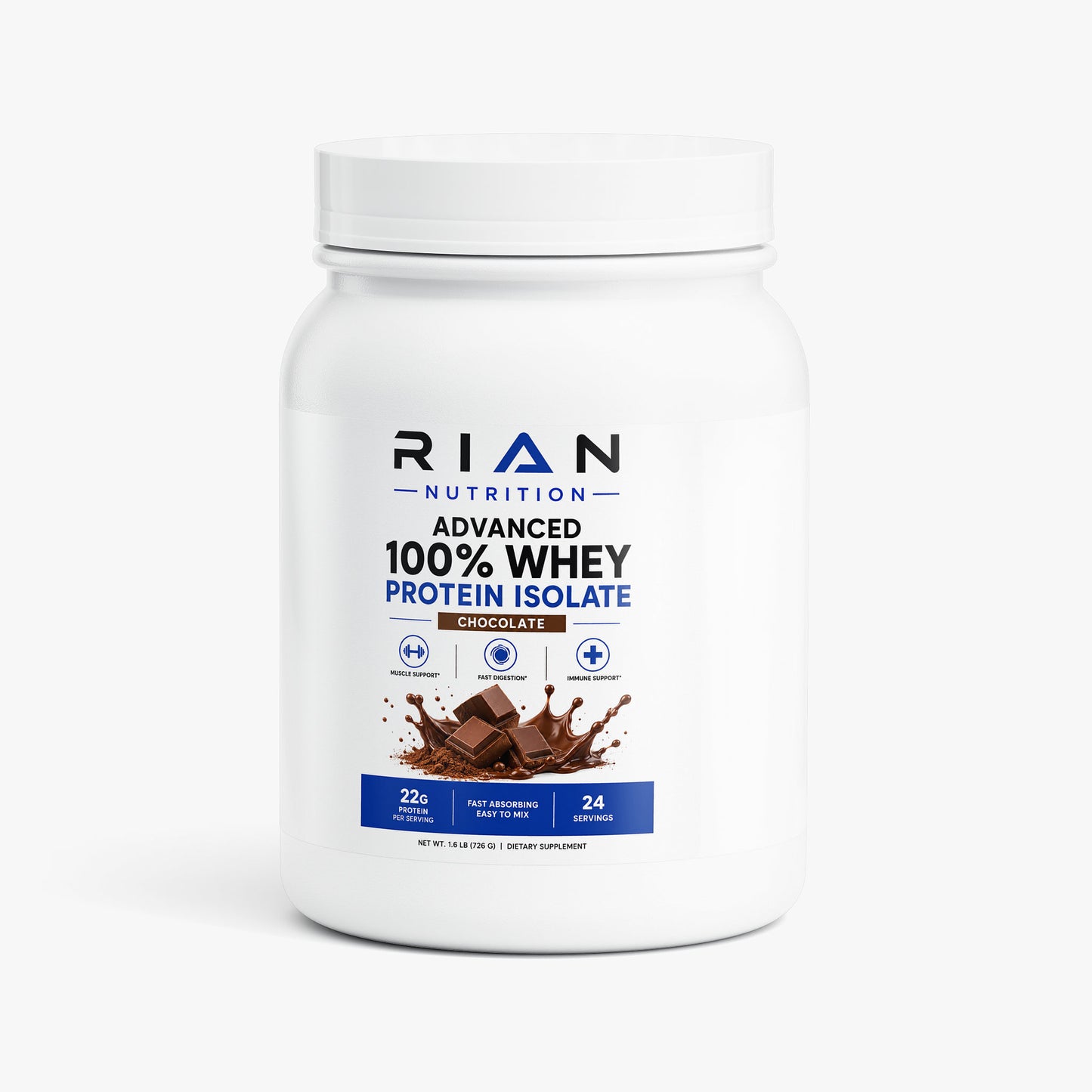 Advanced 100% Whey Protein Isolate (Chocolate)